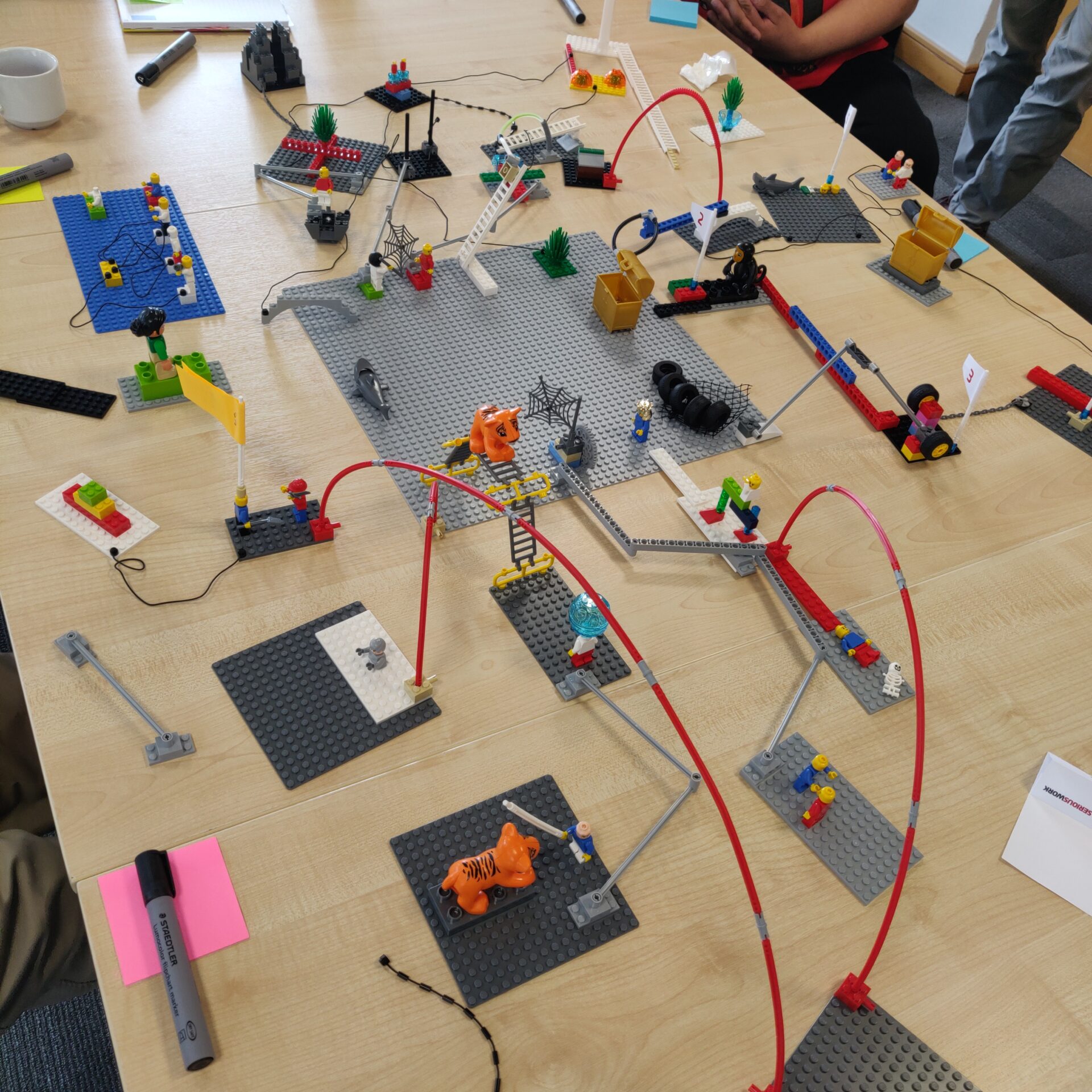 Workshops using Lego Serious Play method.