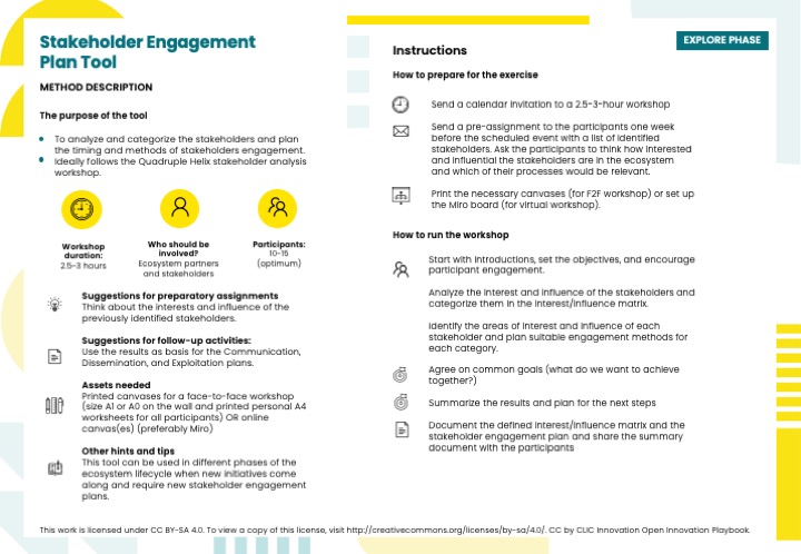 Stakeholder Engagement brief method description.